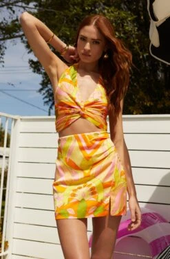 Arza Abstract Print Mini Skirt 13 Arza Abstract Print Mini Skirt -Dress Sales Store MyronPalms 3851